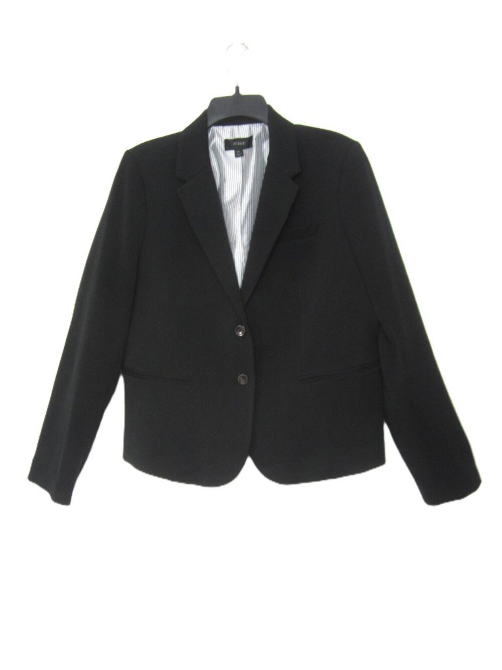 J. Crew Size XL Black Schoolboy Blazer Two Button Lined Pockets Like New